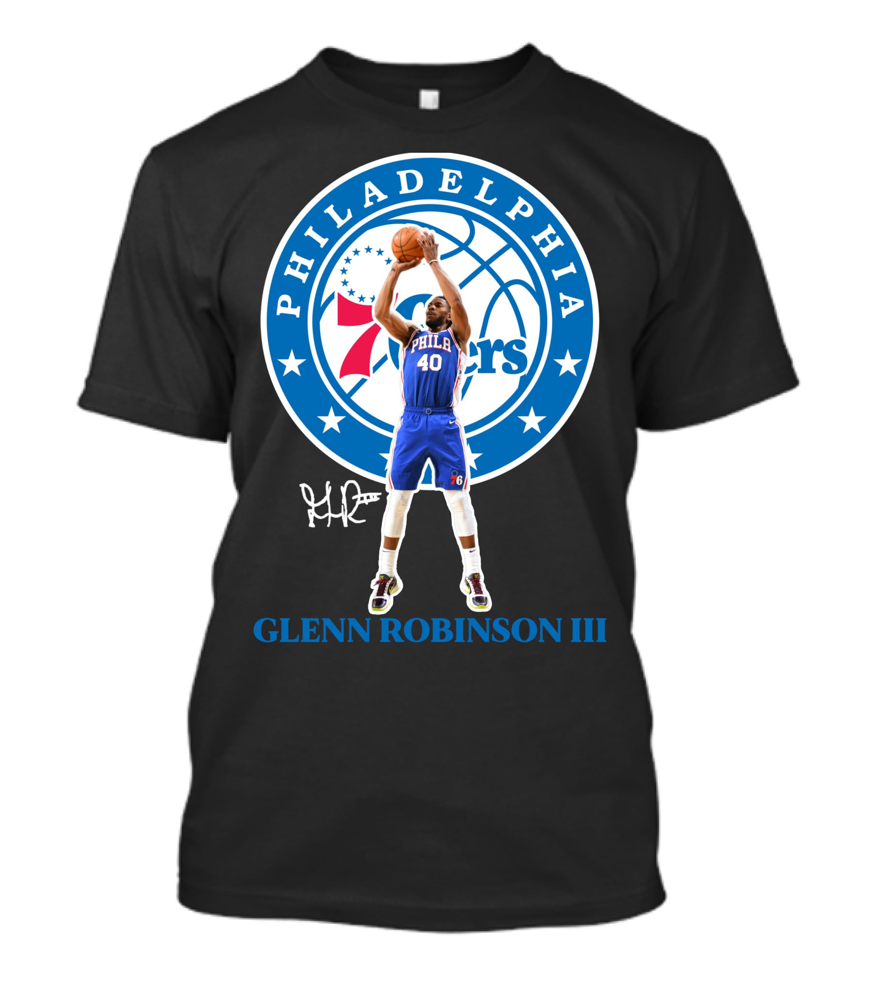 Philadelphia 76ers Glenn Robinson Iii T-Shirt