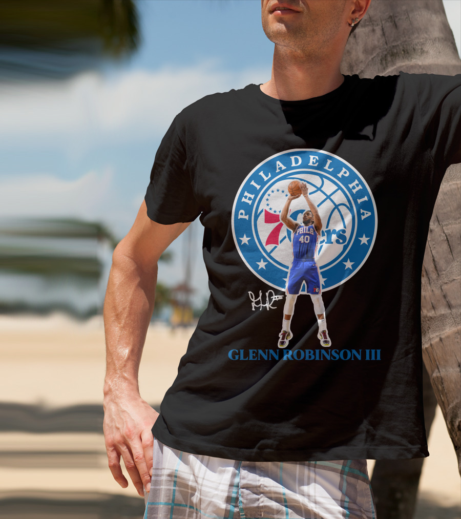 Philadelphia 76ers Glenn Robinson Iii T-Shirt
