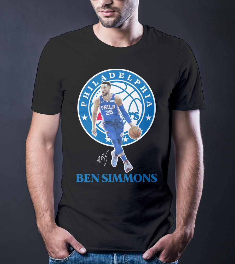 Philadelphia 76ers Ben Simmons 25 76Er01 T-Shirt