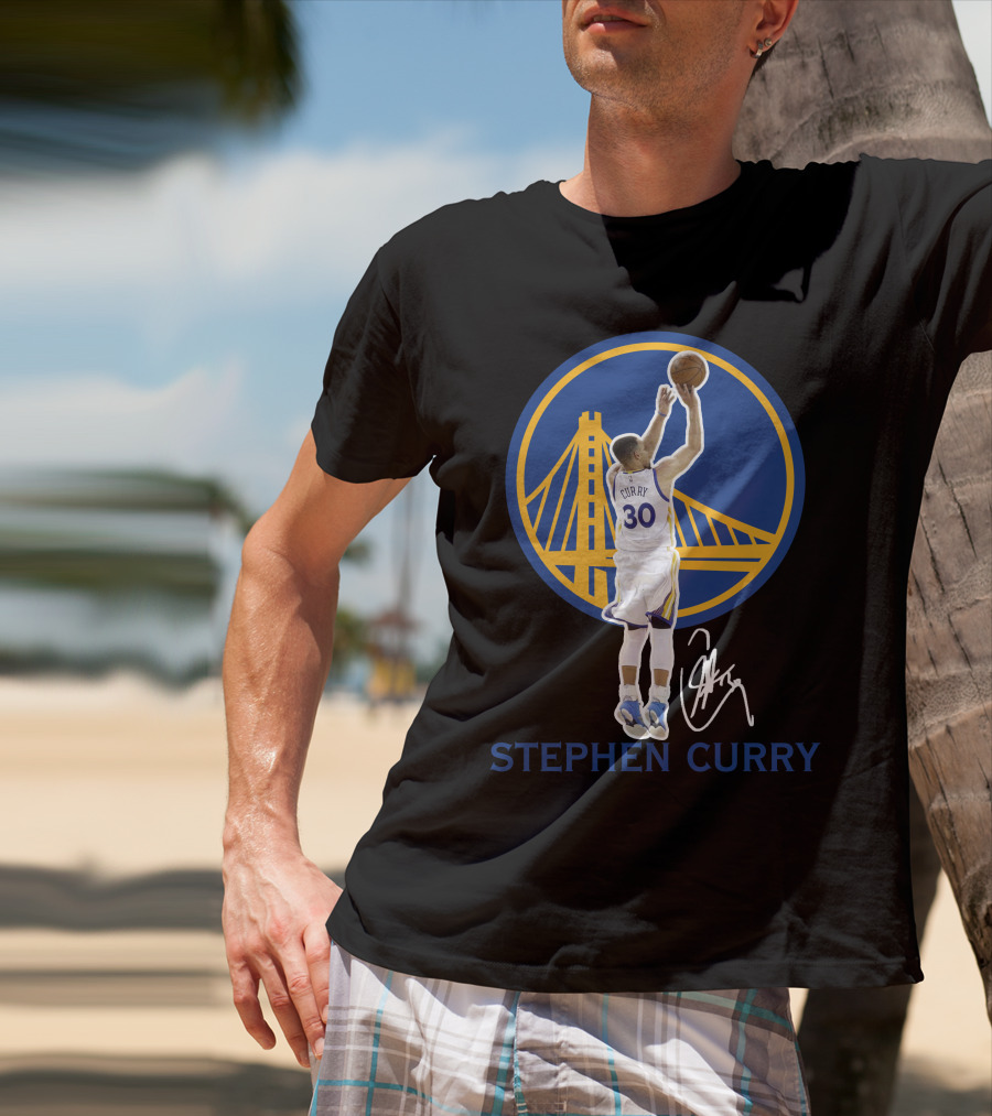 Stephen Curry Golden State Warriors 30 Signature Shot Gsw01 T-Shirt
