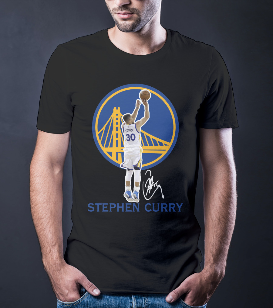 Stephen Curry Golden State Warriors 30 Signature Shot Gsw01 T-Shirt