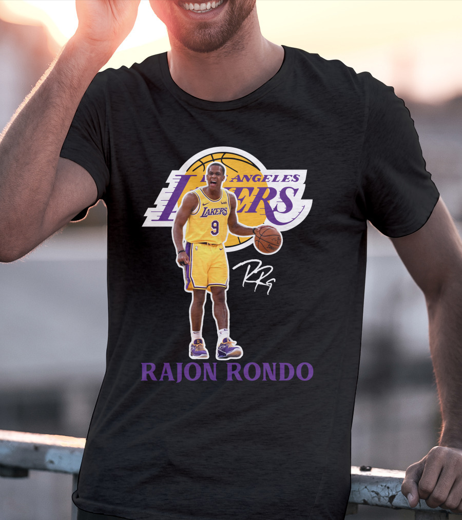 Los Angeles Lakers Rajon Rondo La04 T-Shirt