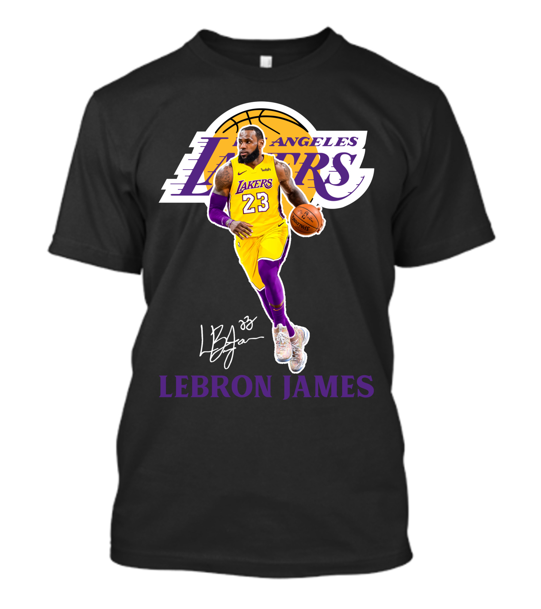 Lebron James Los Angeles Lakers 23 La01 T-Shirt