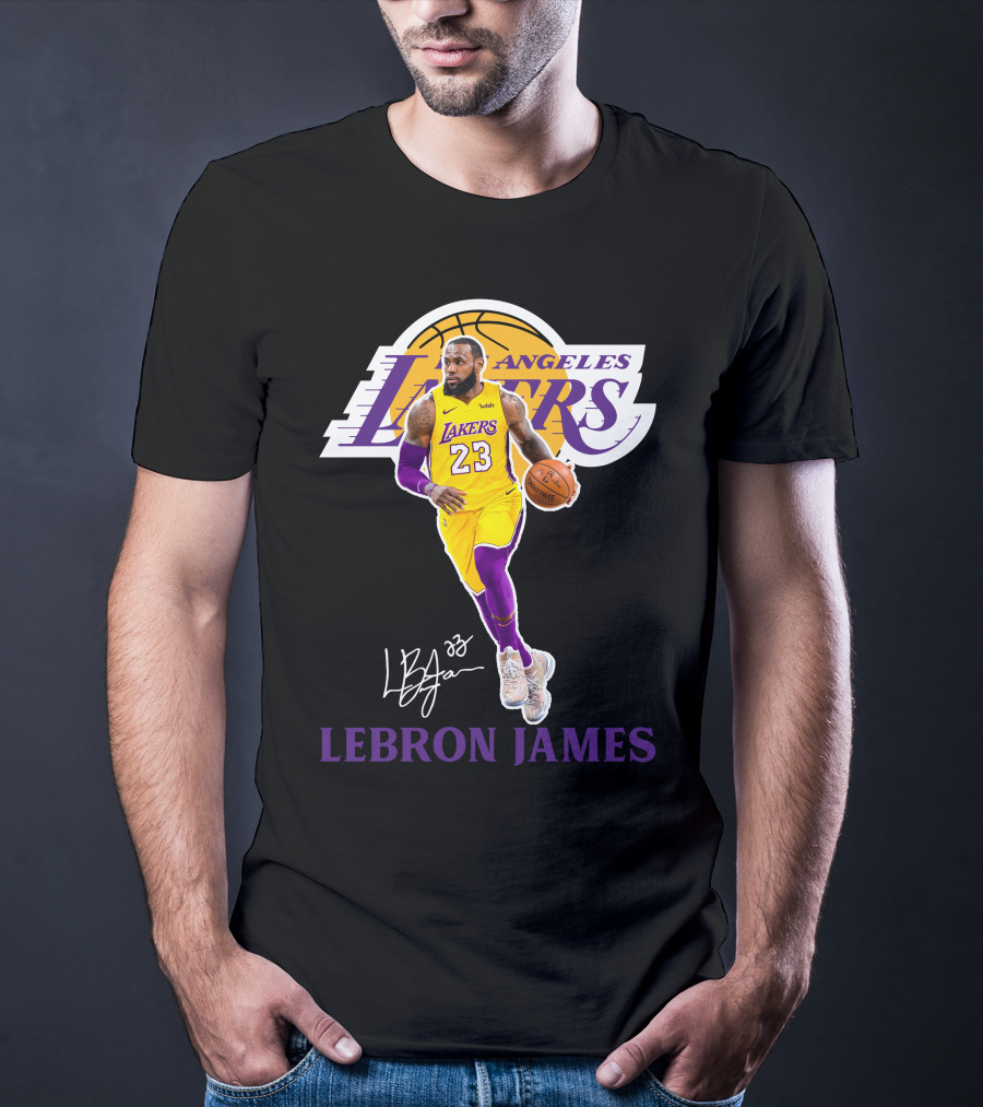 Lebron James Los Angeles Lakers 23 La01 T-Shirt