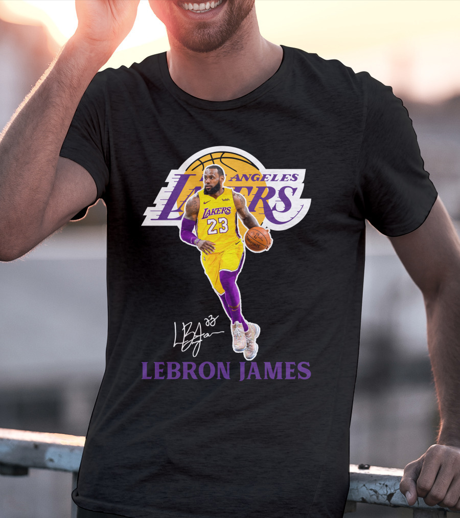 Lebron James Los Angeles Lakers 23 La01 T-Shirt