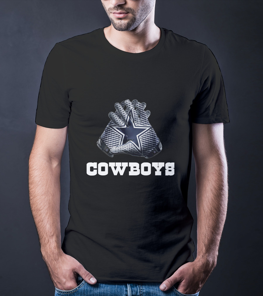 Cowboys Star Gloves 2D-Cowboysclone T-Shirt
