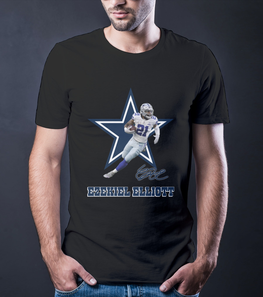 Ezekiel Elliott Dallas Cowboys Star T-Shirt