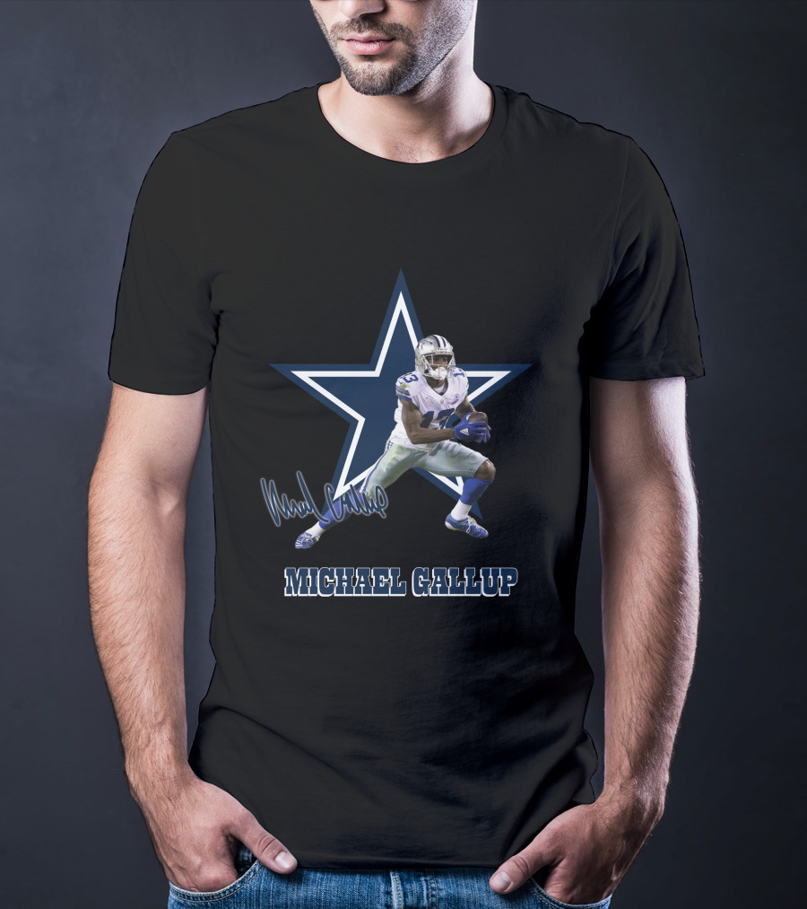 Michael Gallup Dallas Cowboys Star 13 Signature T-Shirt