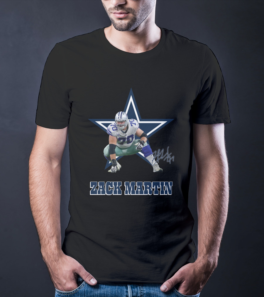 Zack Martin Dallas Cowboys 70 Star T-Shirt