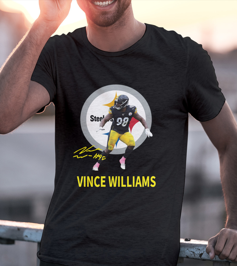 Vince Williams Pittsburgh Steelers 98 Signature Edition T-Shirt
