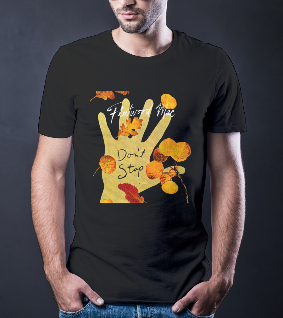 Don't Stop Fw 17 Autumn Leaves Hand T-Shirt