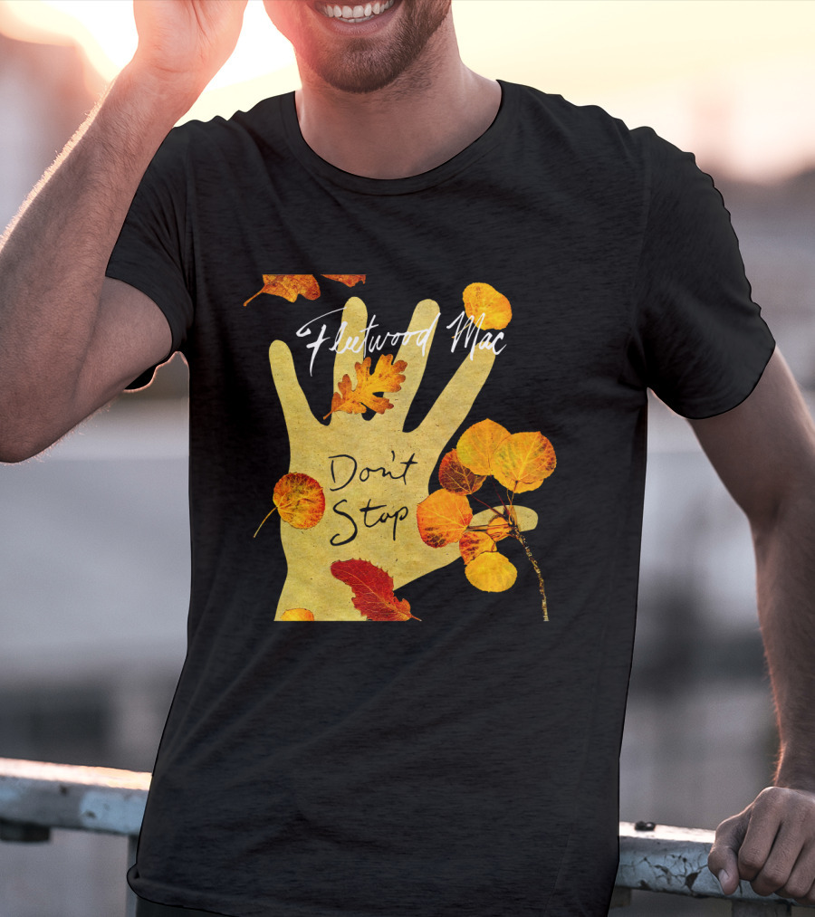 Don't Stop Fw 17 Autumn Leaves Hand T-Shirt