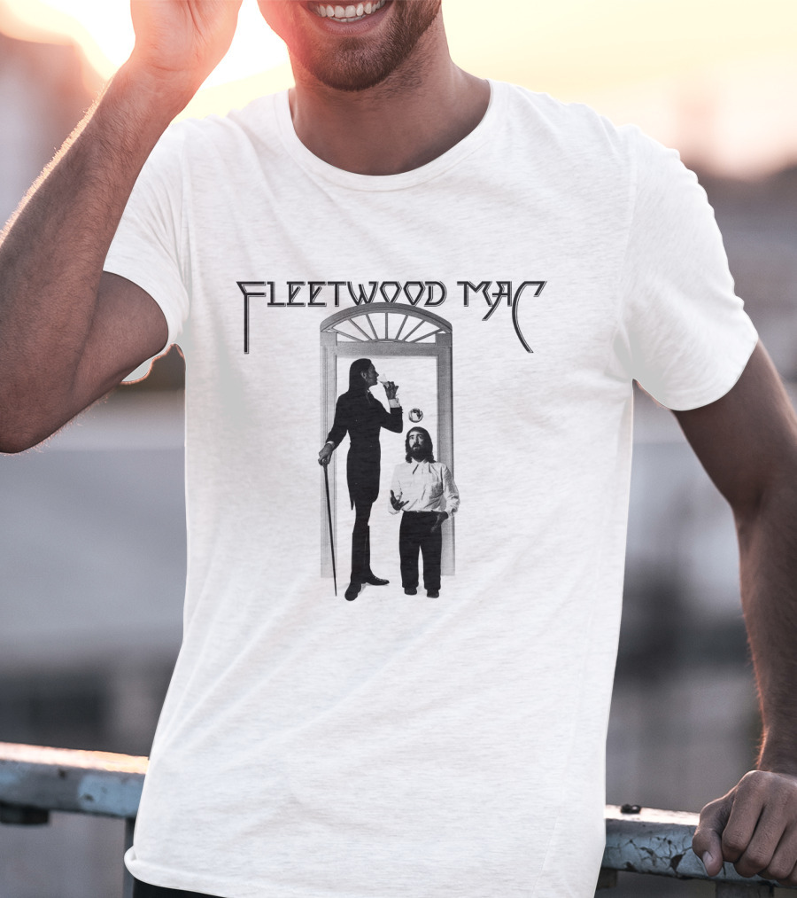 Fleetwood Mac Vintage Style Photographic Doorway Scene T-Shirt