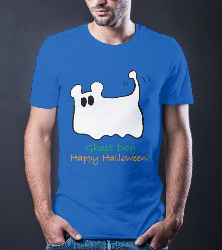 Ghost Dog Happy Halloween T-Shirt