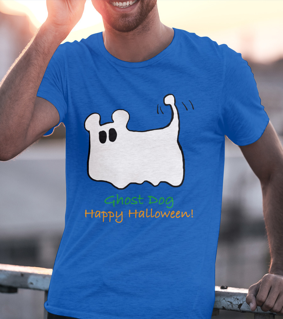 Ghost Dog Happy Halloween T-Shirt