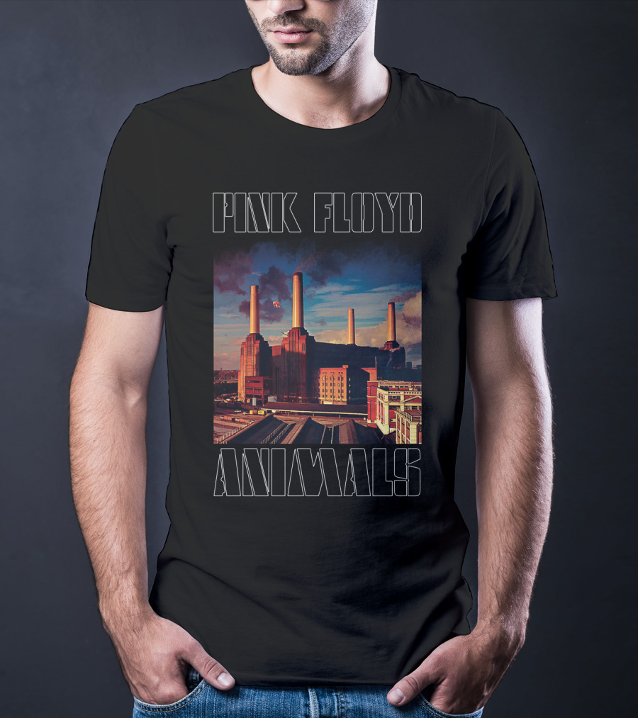Pink Floyd Animals Battersea Power Station Cover Art T-Shirt