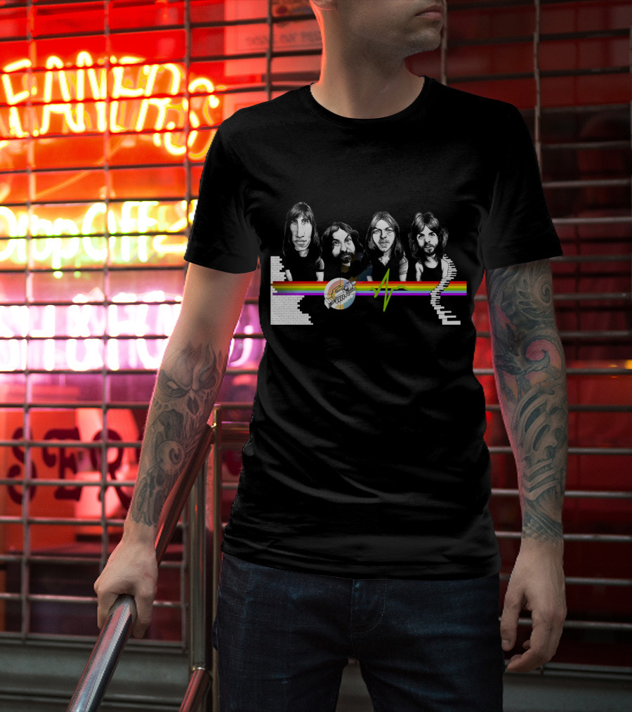 Pink Floyd Dark Side Of The Moon The Wall Band Members T-Shirt