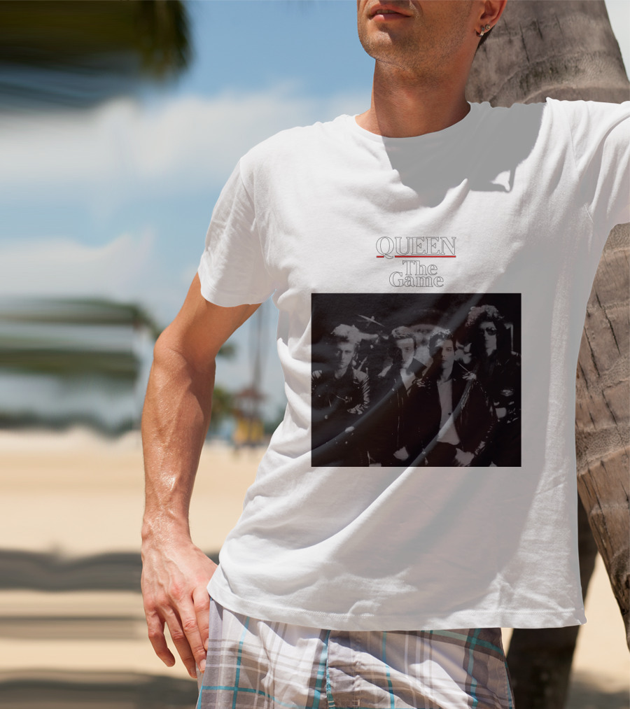 Queen The Game Band Photo Vintage Album Cover T-Shirt