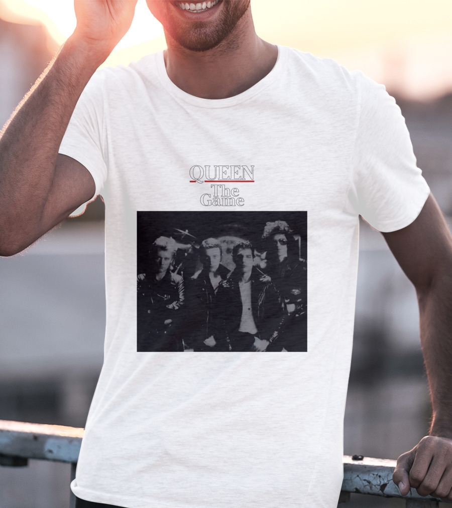 Queen The Game Band Photo Vintage Album Cover T-Shirt
