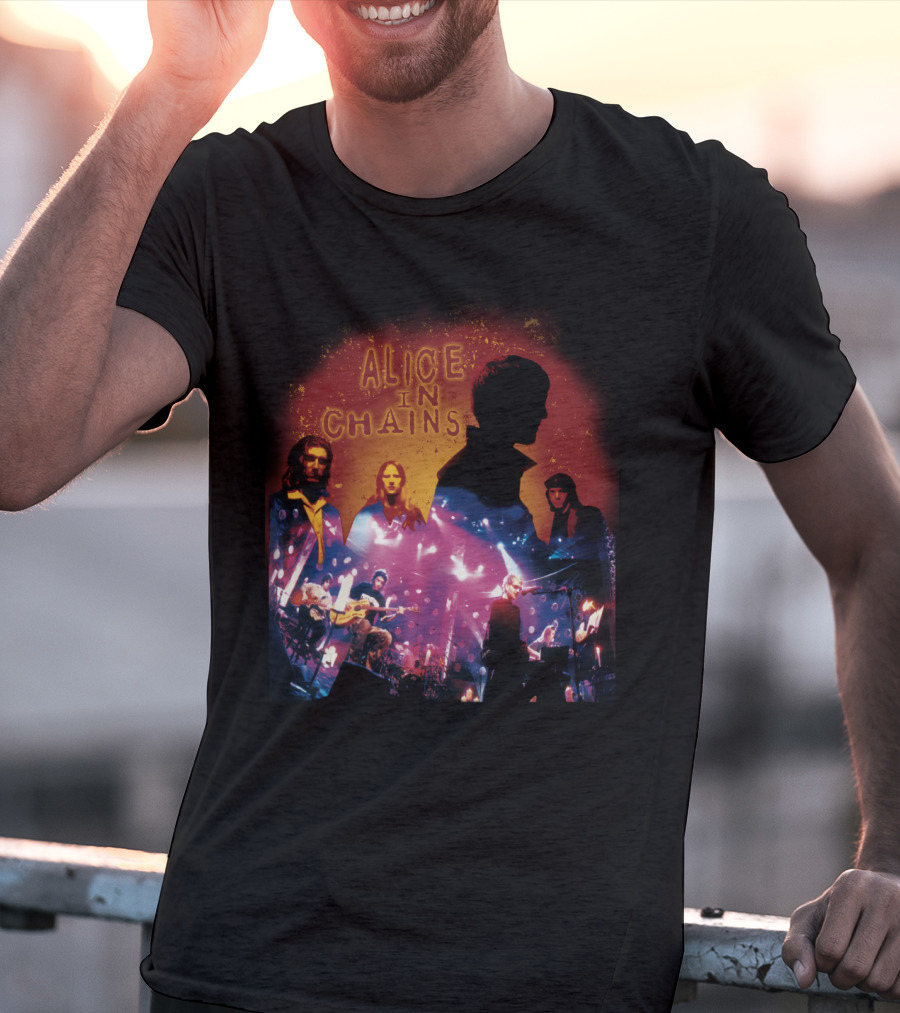 Alice In Chains Aic 17 Live Concert Silhouettes T-Shirt