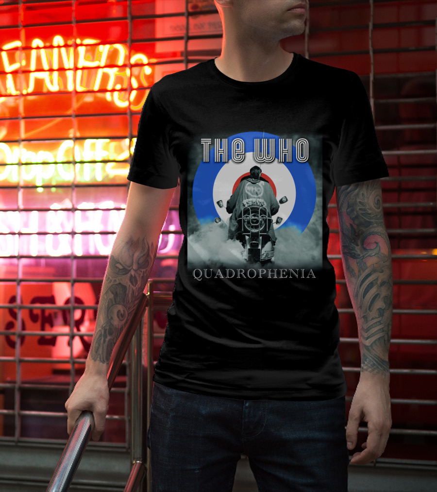The Who Quadrophenia Mod Target Scooter T-Shirt