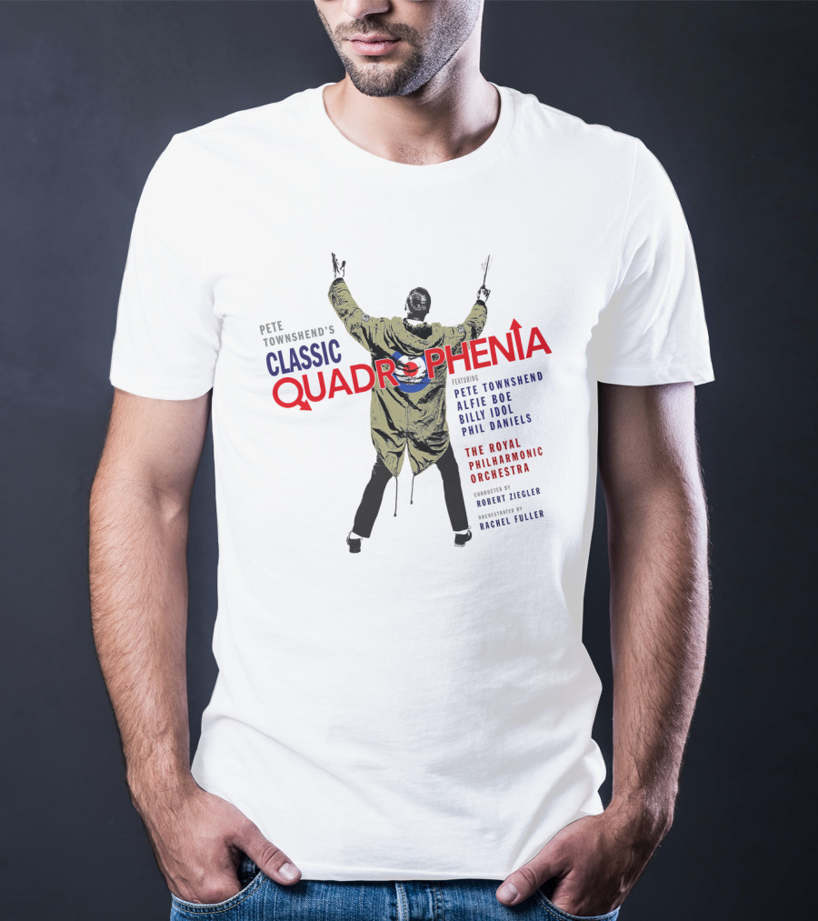 Pete Townshend's Classic Quadrophenia The Royal Philharmonic Orchestra Alfie Boe Billy Idol Phil Daniels T-Shirt