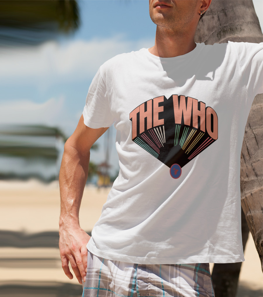 The Who 7 Fan-Shaped Retro T-Shirt