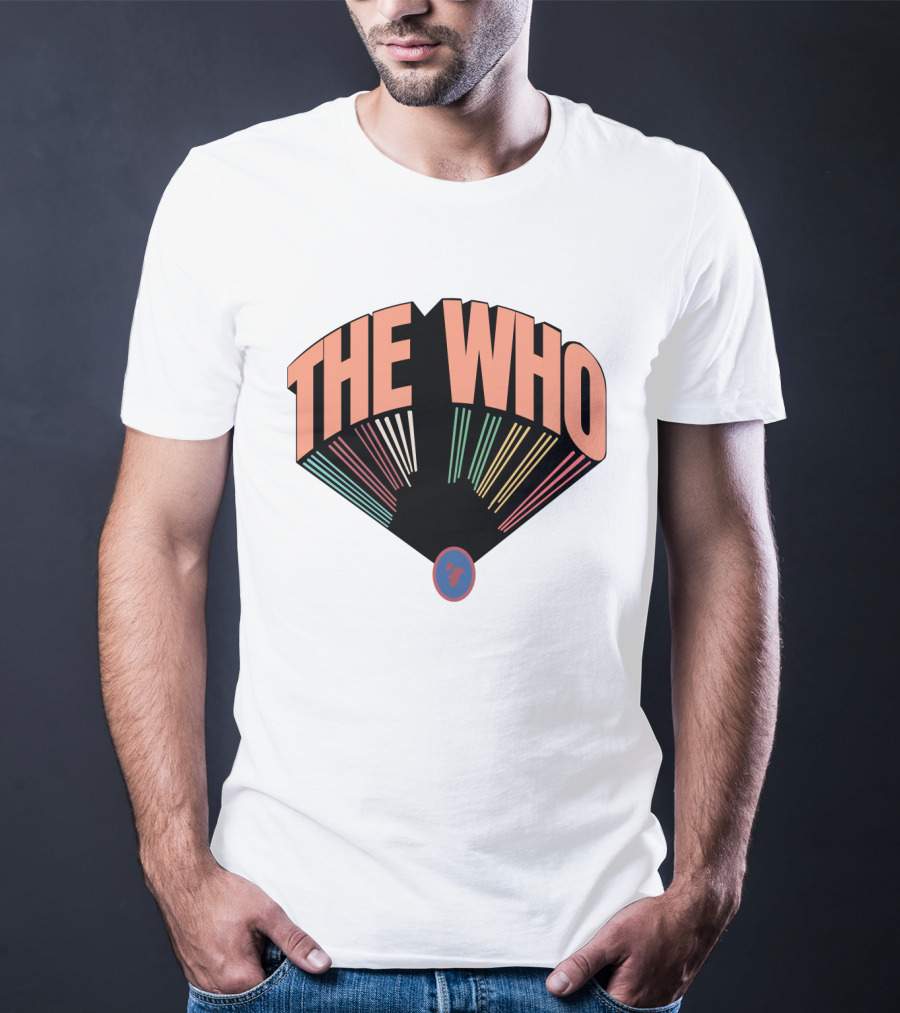 The Who 7 Fan-Shaped Retro T-Shirt