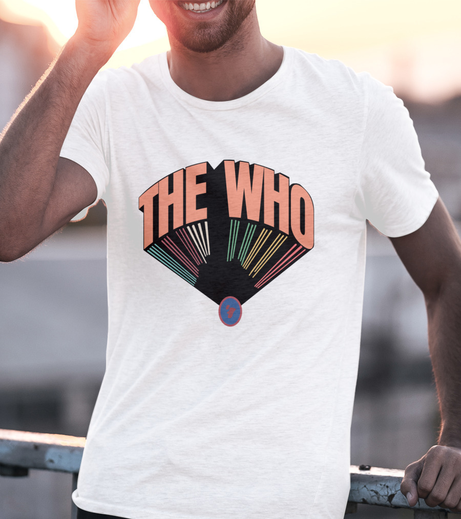 The Who 7 Fan-Shaped Retro T-Shirt