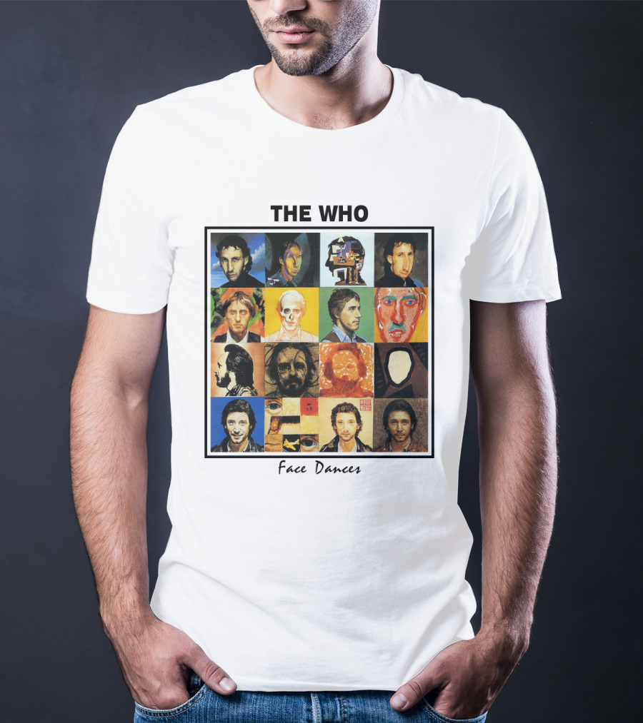 The Who Face Dancers Album Cover T-Shirt