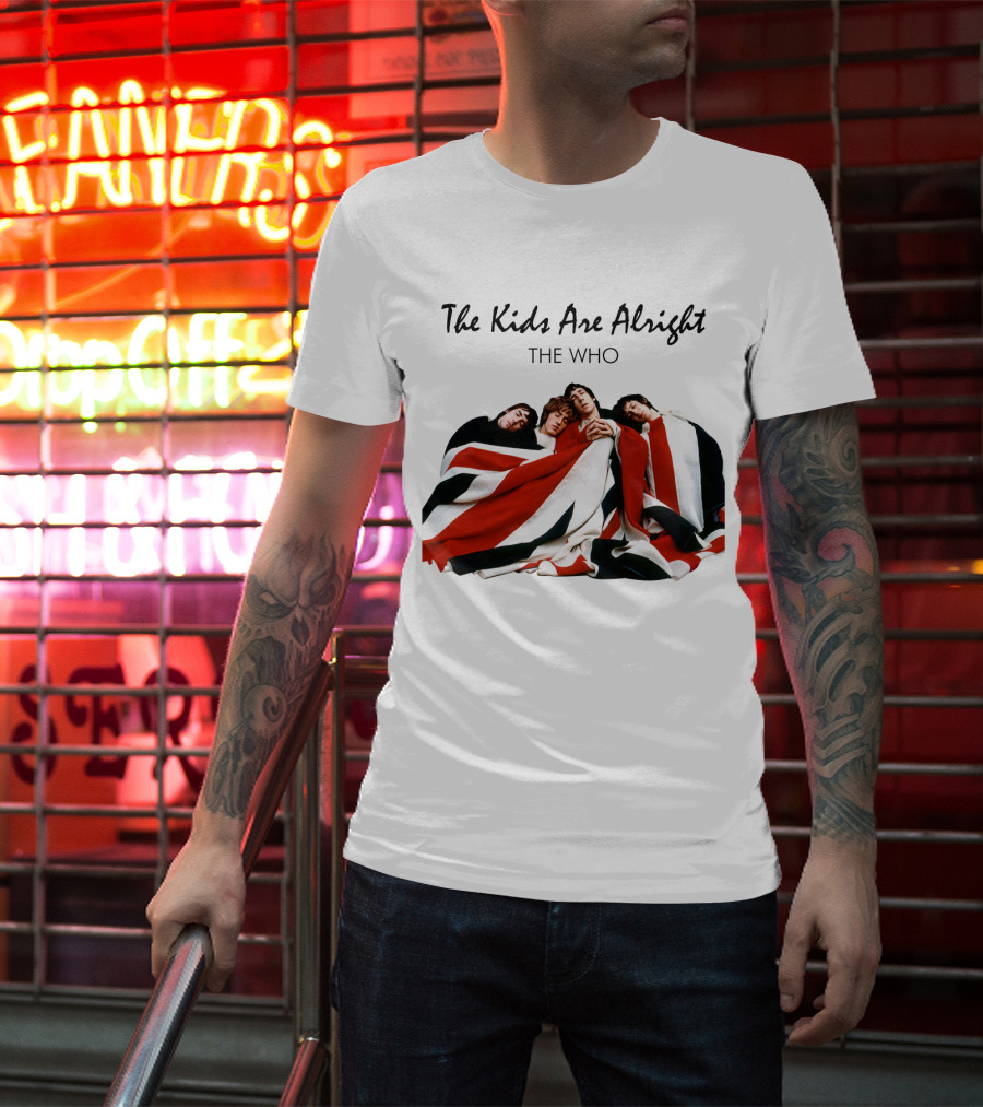 The Kids Are Alright The Who Union Jack Blanket T-Shirt