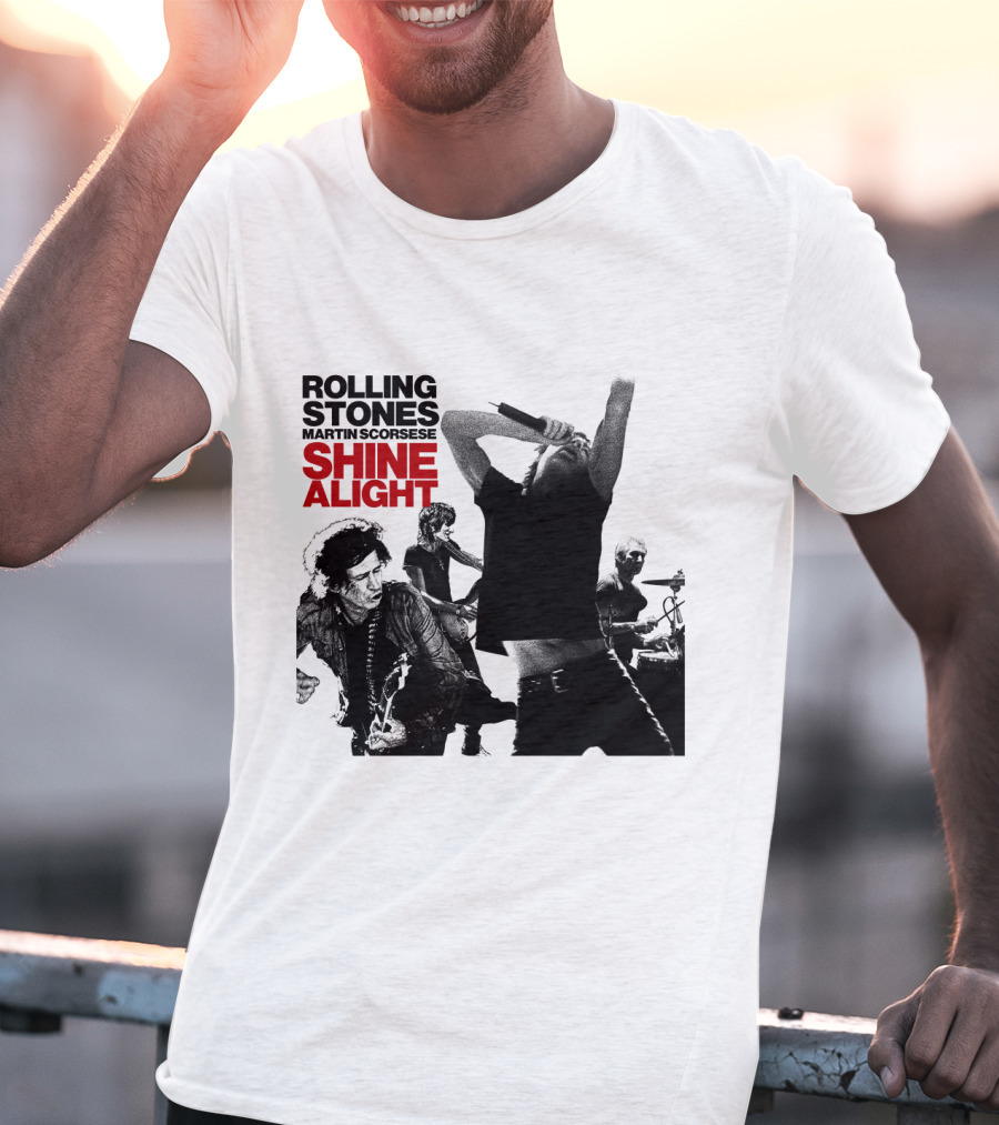Rolling Stones Martin Scorsese Shine A Light T-Shirt