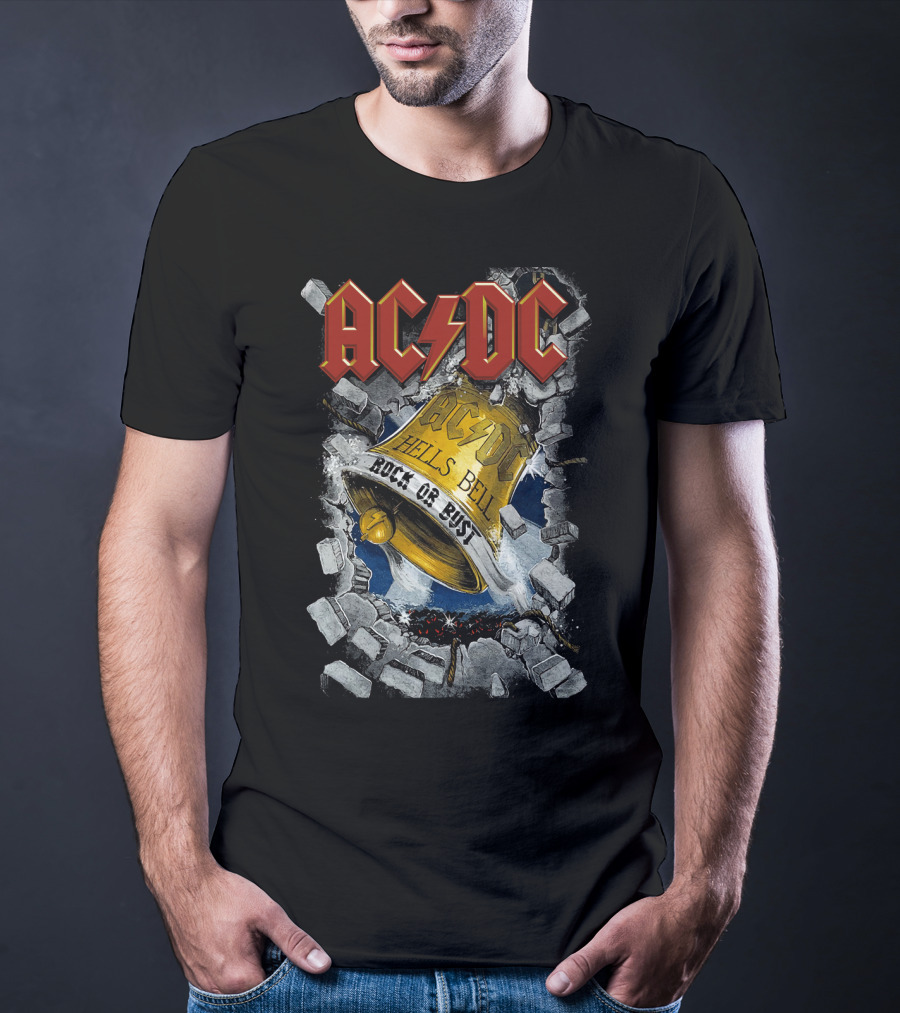 Acdc Hells Bells Rock Or Bust T-Shirt
