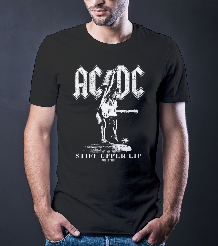 Ac/Dc Stiff Upper Lip World Tour T-Shirt