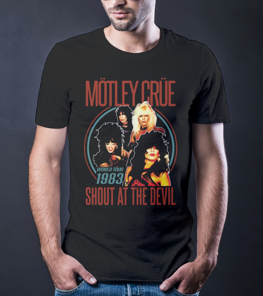 Mötley Crüe Shout At The Devil World Tour 1983 T-Shirt