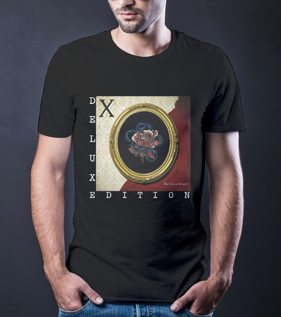 X Deluxe Edition Ain't Love Grand Rose Snake Frame T-Shirt