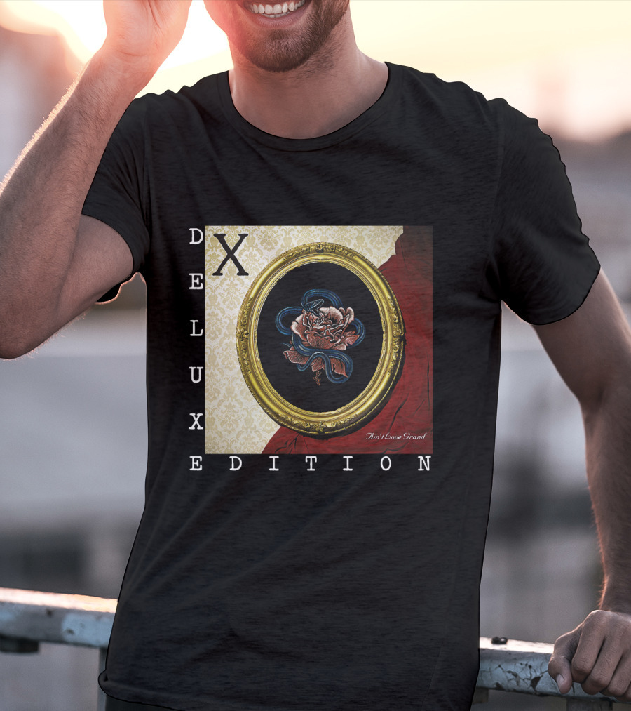 X Deluxe Edition Ain't Love Grand Rose Snake Frame T-Shirt