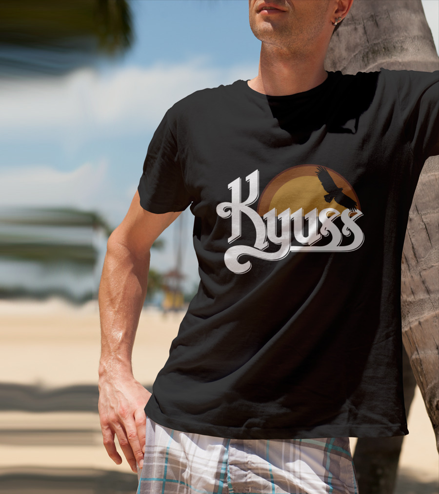 Kyuss Sunset Eagle Silhouette T-Shirt