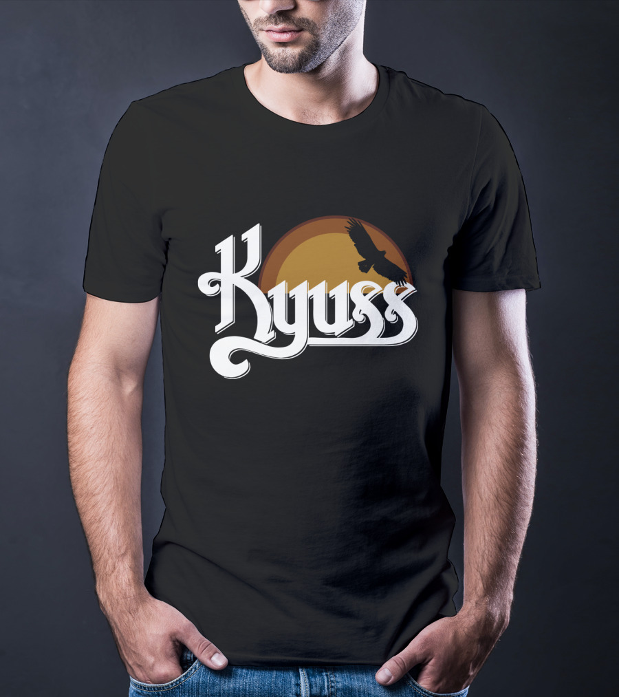 Kyuss Sunset Eagle Silhouette T-Shirt