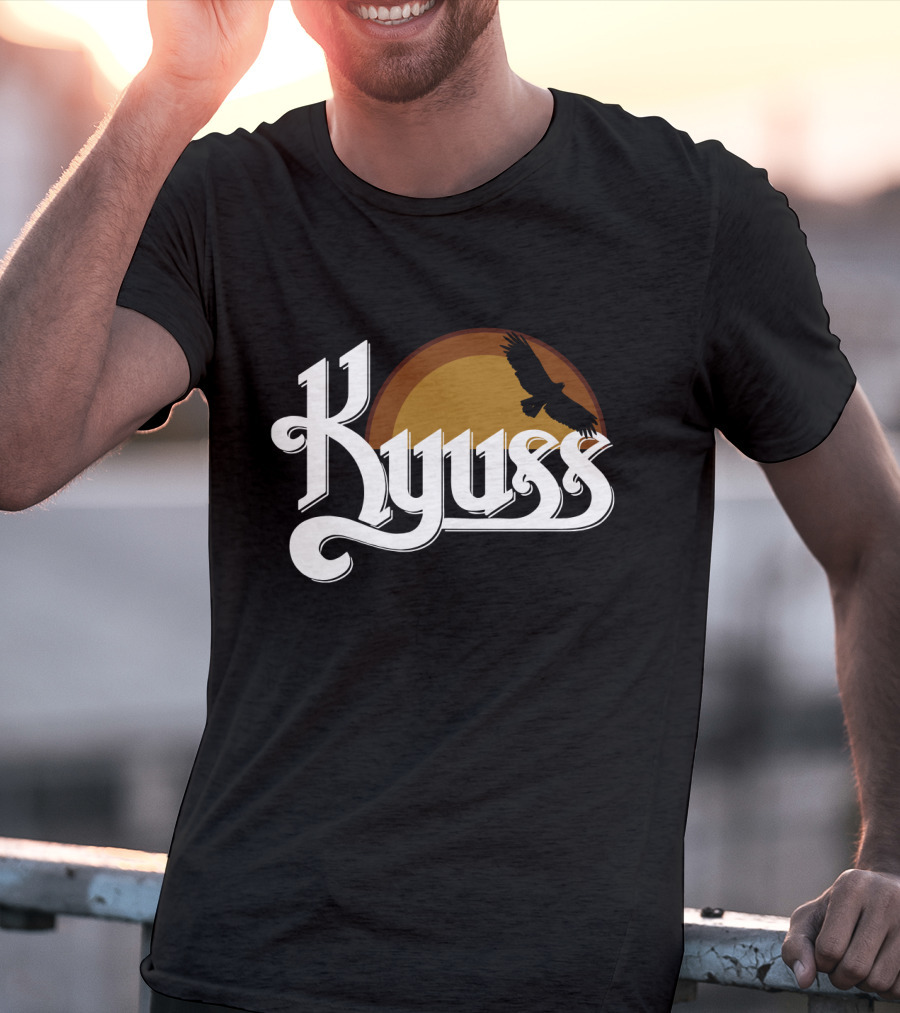 Kyuss Sunset Eagle Silhouette T-Shirt
