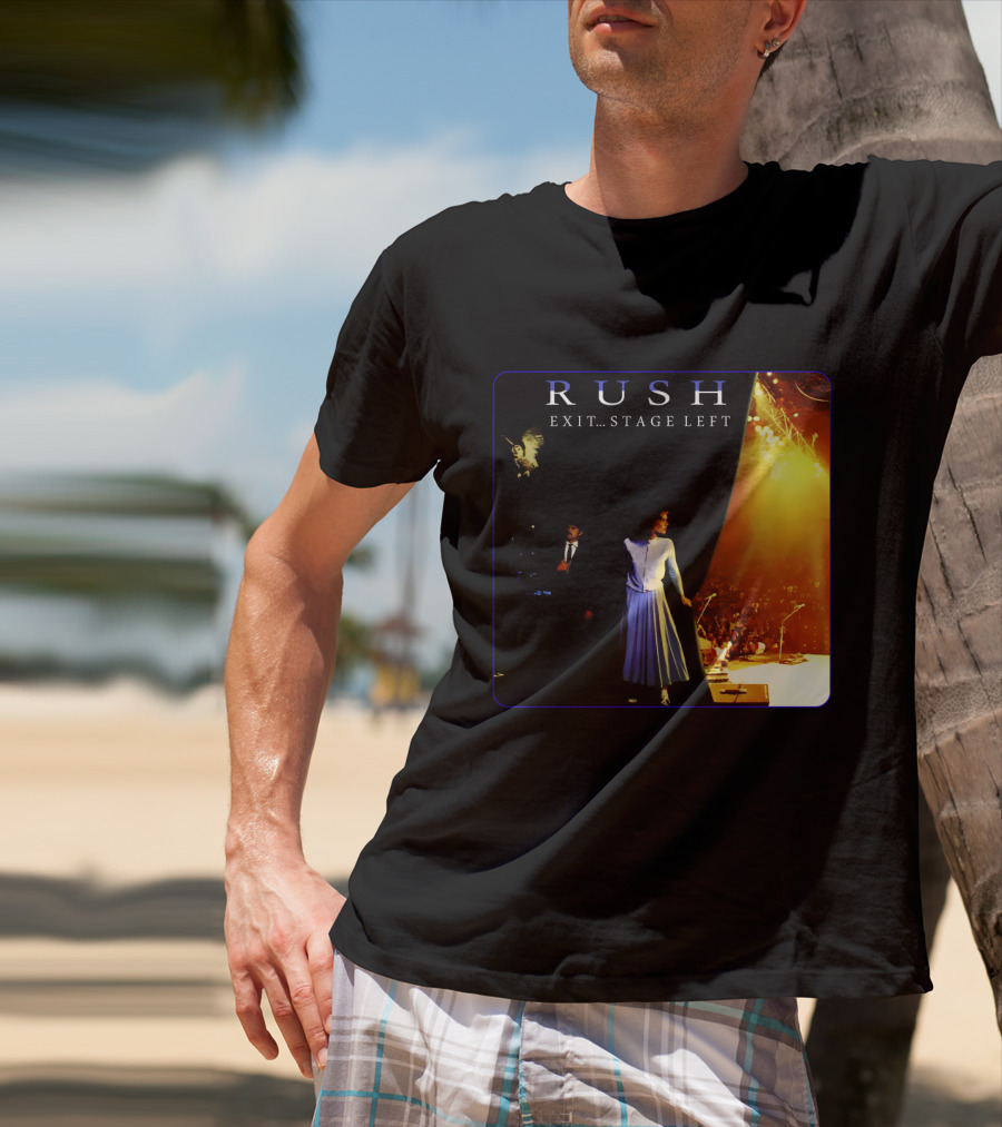 Rush Exit...stage Left Album Cover T-Shirt