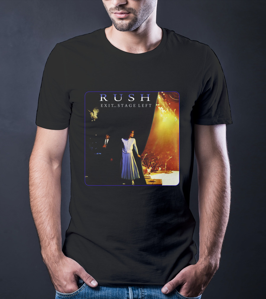 Rush Exit...stage Left Album Cover T-Shirt
