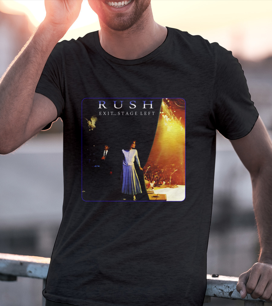 Rush Exit...stage Left Album Cover T-Shirt
