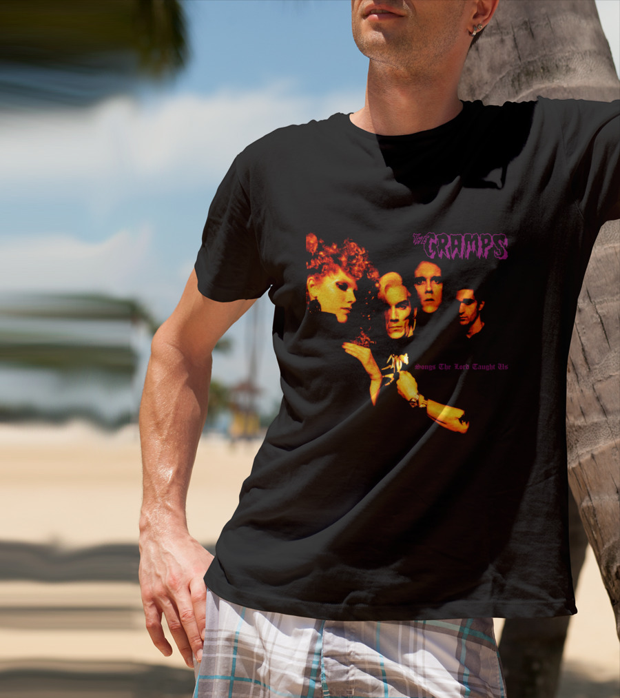 The Cramps Songs The Lord Taught Us Album Cover Tcr T-Shirt