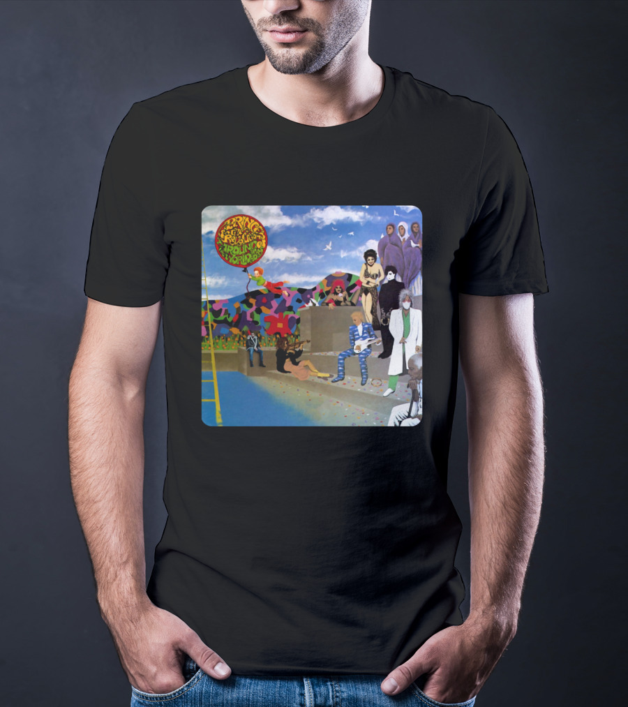 Prince Around The World In A Day Album Cover Art T-Shirt