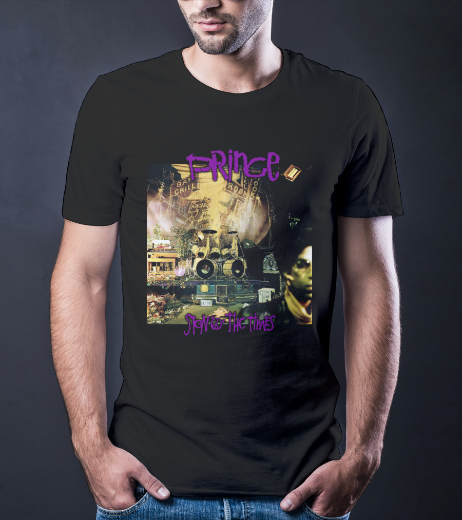 Prince Sign O' The Times Album Art T-Shirt