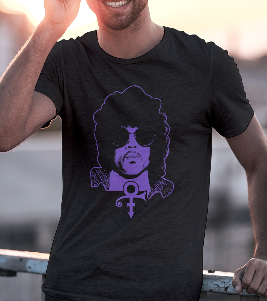Pr 23 Purple Iconic Symbol And Portrait T-Shirt