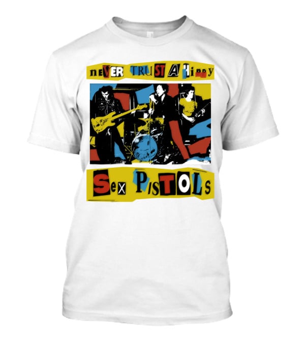 Never Trust A Hippy Sex Pistols T-Shirt