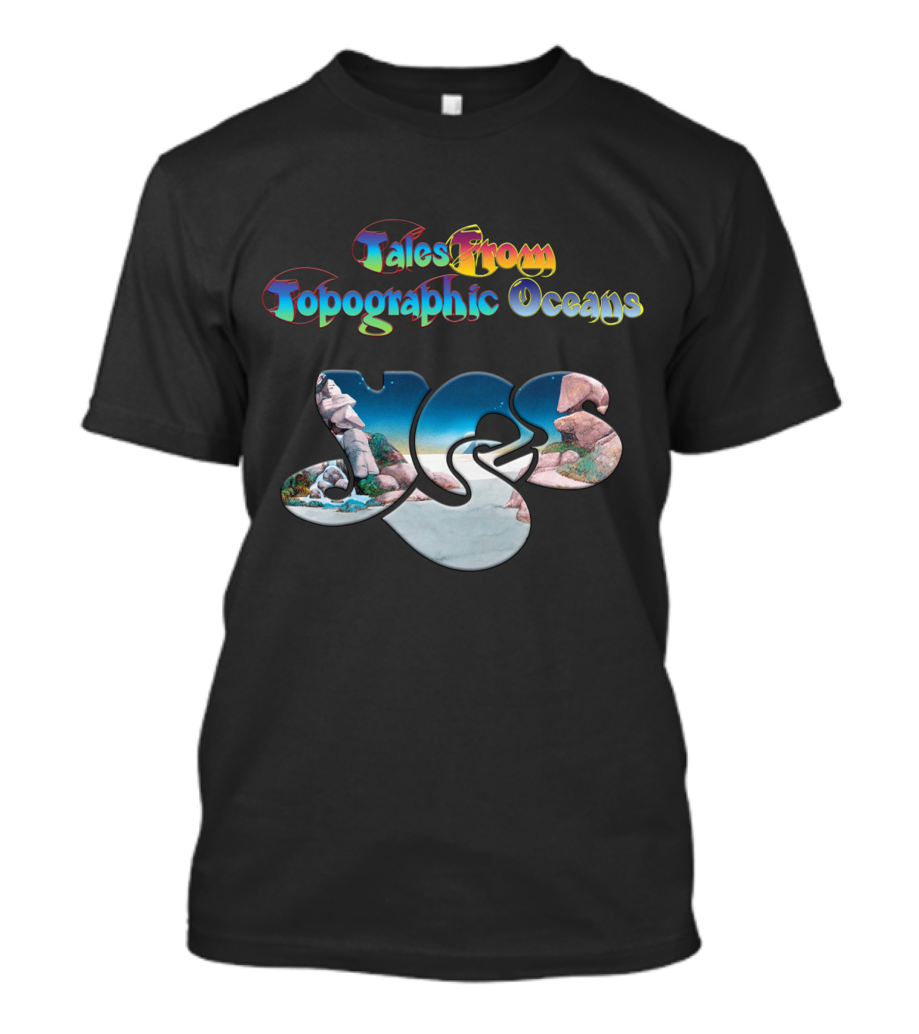 Tales From Topographic Oceans Yes Band Album Art T-Shirt