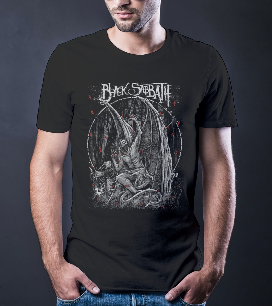 Black Sabbath Fallen Angel Gothic T-Shirt